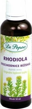 Dr.Popov Kapky bylinné Rhodiola Rozchodnice 50ml