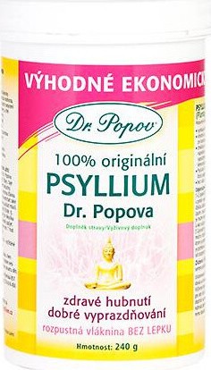 Dr.Popov Psyllium indická rozpustná vláknina 240g