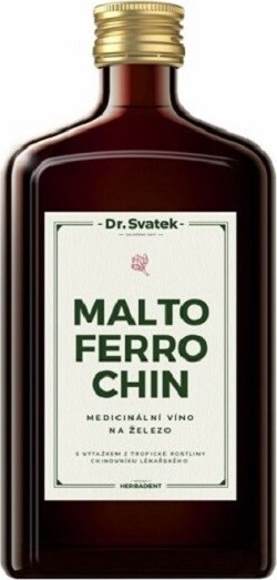 Dr.Svatek MALTOFERROCHIN Medicinální víno 500ml