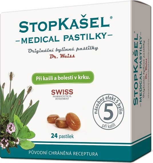 Dr. Weiss Stopkašel Medical 24 pastilek