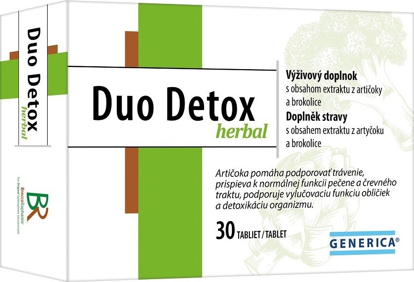 Duo Detox herbal tbl.30 Generica