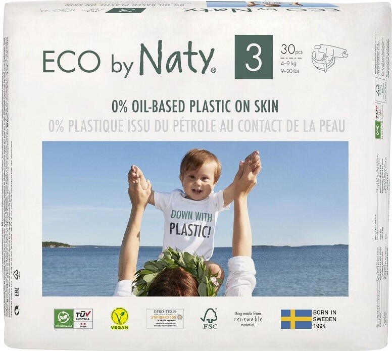 Eco by Naty plenky Midi 4-9kg 30ks