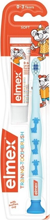 Elmex zubní kartáček dětský cvičný (0-3)+vzorek ZP