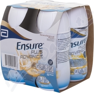 ENSURE PLUS ADVANCE BANÁNOVÁ PŘÍCHUŤ perorální roztok 4X220ML