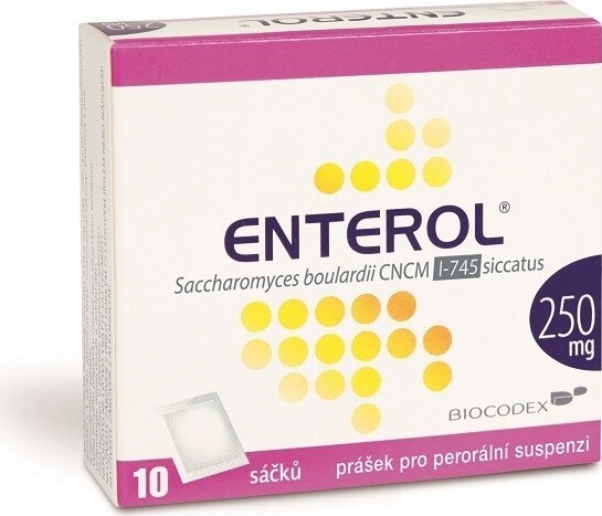 ENTEROL 250MG perorální prášek pro přípravu suspenze 10