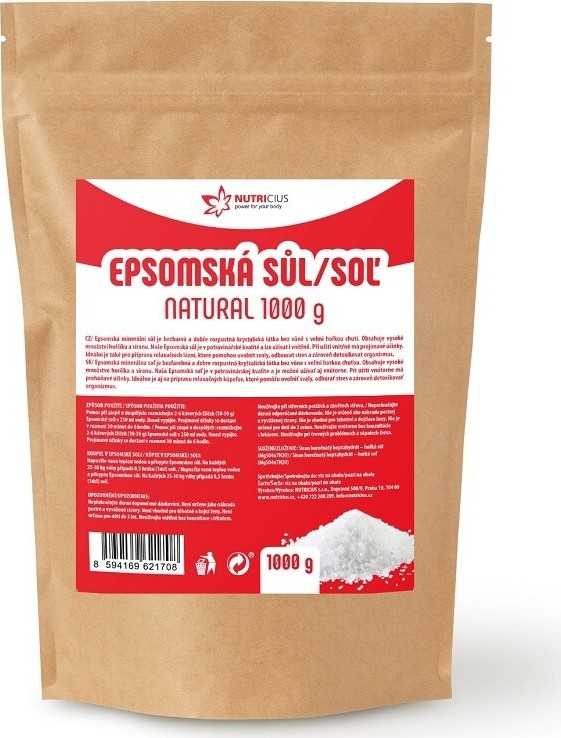 Epsomská sůl NATURAL 1000g