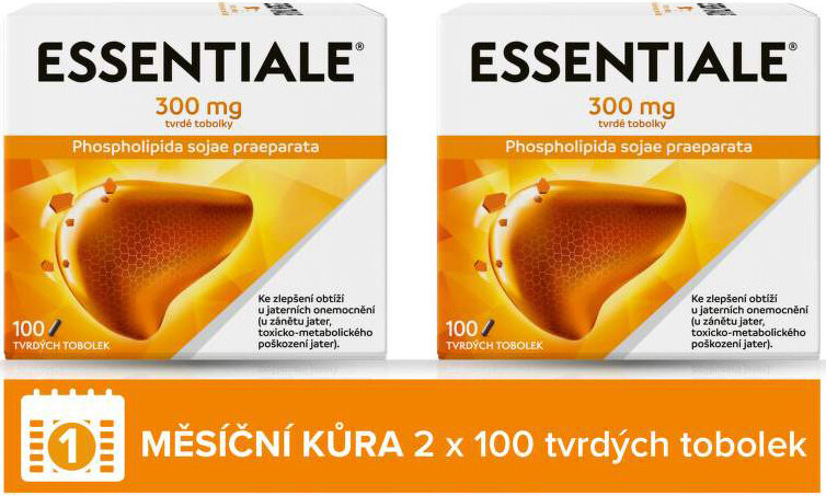 ESSENTIALE 300MG tvrdé tobolky 100 - balení 2 ks