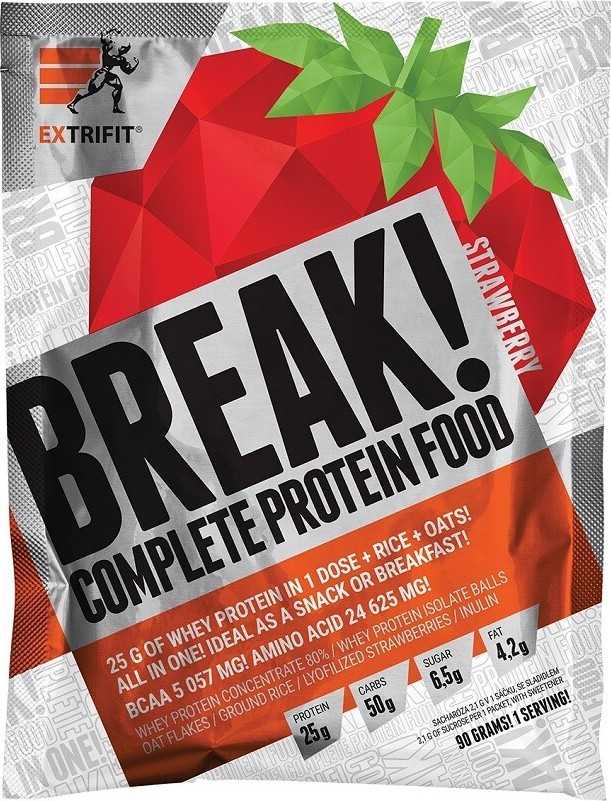 EXTRIFIT Break! Protein Food 90g Raspberry