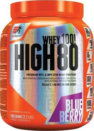EXTRIFIT High Whey 80 1000g Blueberry