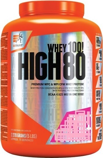 EXTRIFIT High Whey 80 2270g Strawberry