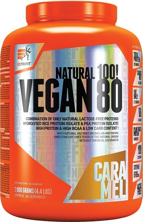 Extrifit Vegan 80 1000g Caramel