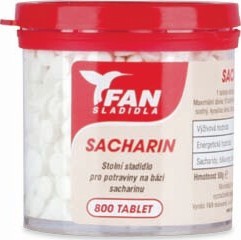 Fan sladidlo Sacharin 50g/800 tablet