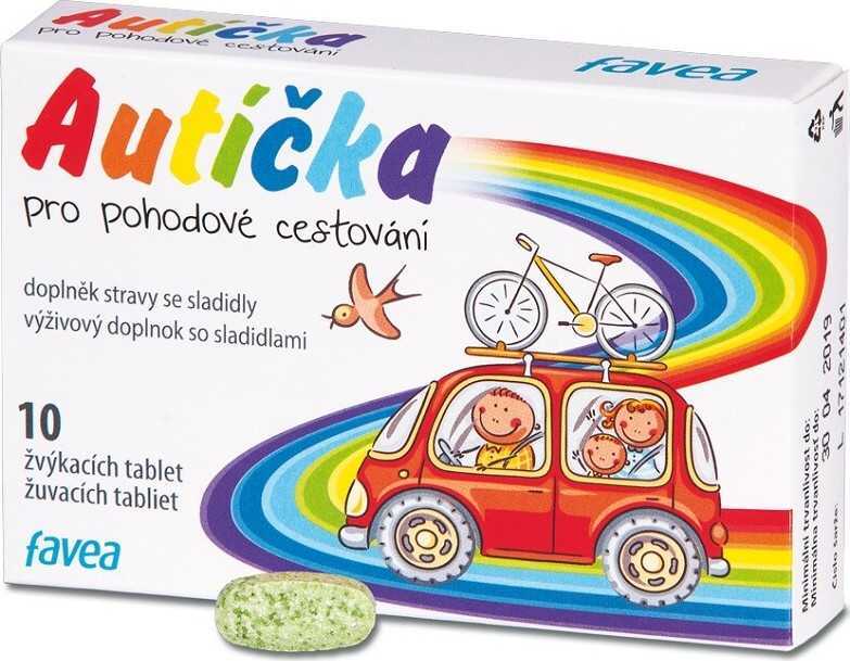 Favea Autíčka pro pohodové cestování žvýk.tbl.10
