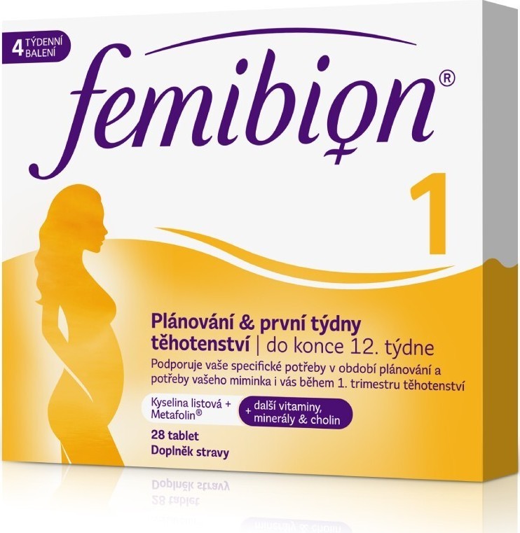 Femibion 1 Plánování a 1.trimestr 28 tablet