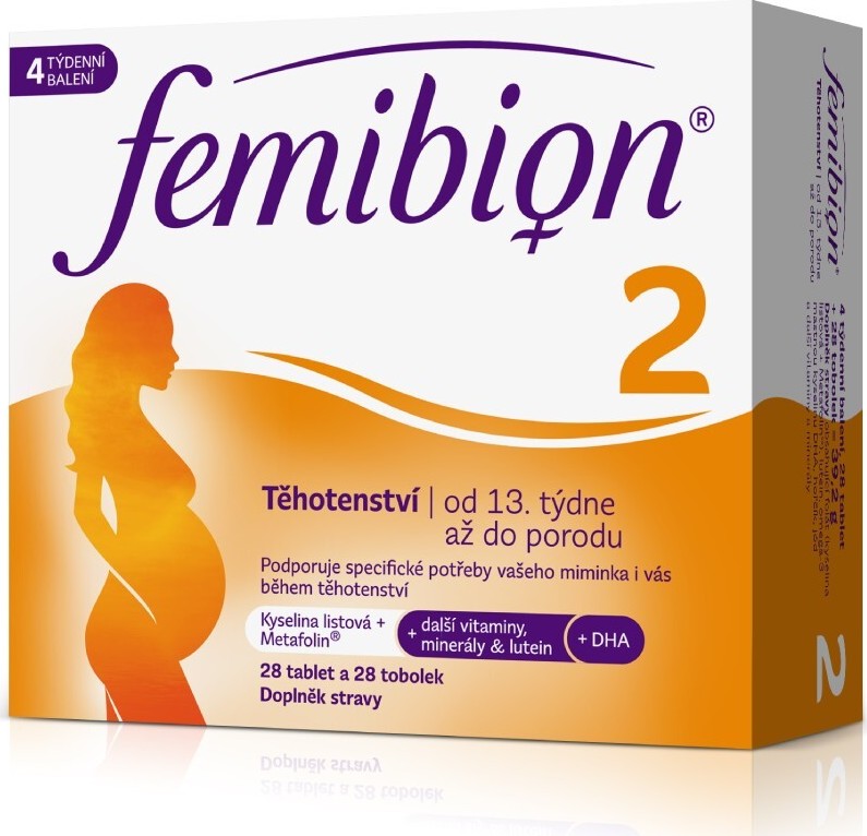 Femibion 2 Těhotenství bez jódu 56 tablet