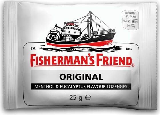 Fishermans Friend bonbóny eucalyp-menthol/bílé 25g