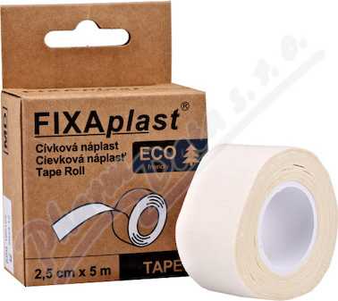 FIXAplast TAPE cívková náplast ECO 2.5cmx5m