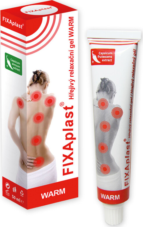 FIXAplast Warm hřejivý relaxační gel 40g