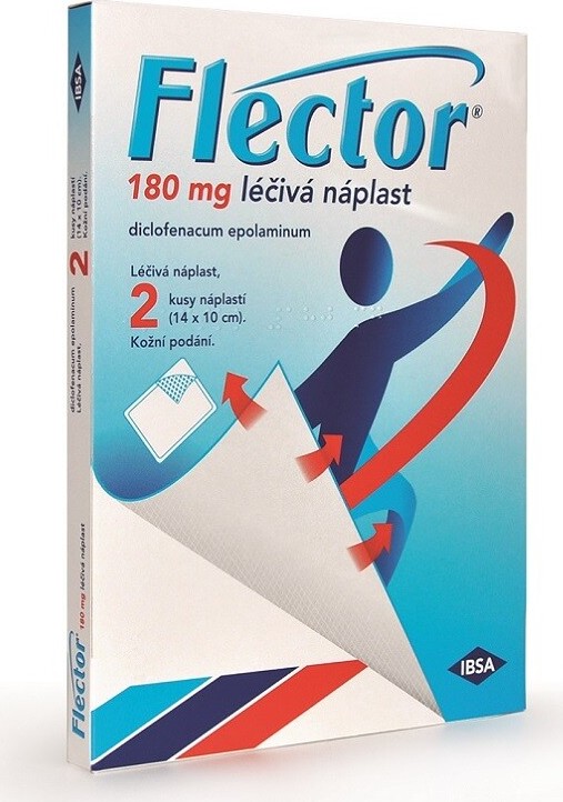 FLECTOR 180MG léčivé náplasti 2