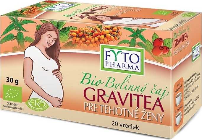 Fytopharma GRAVITEA BIO Bylinný čaj pro těhotné 20x1.5g