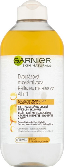 Garnier Skin Naturals dvoufázová micelární voda s olejem 400ml