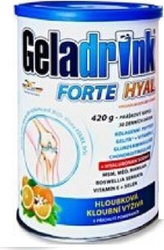 Geladrink FORTE HYAL práškový nápoj pomeranč 420g