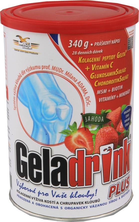 Geladrink Plus jahoda 340g