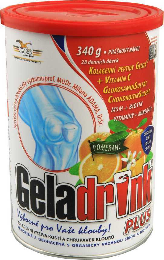 Geladrink Plus pomeranč 340g