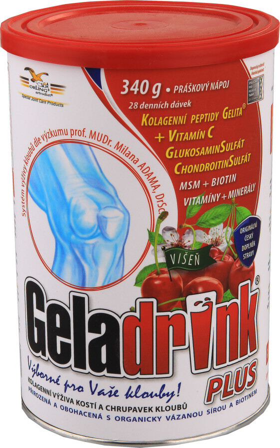 Geladrink Plus višeň 340g