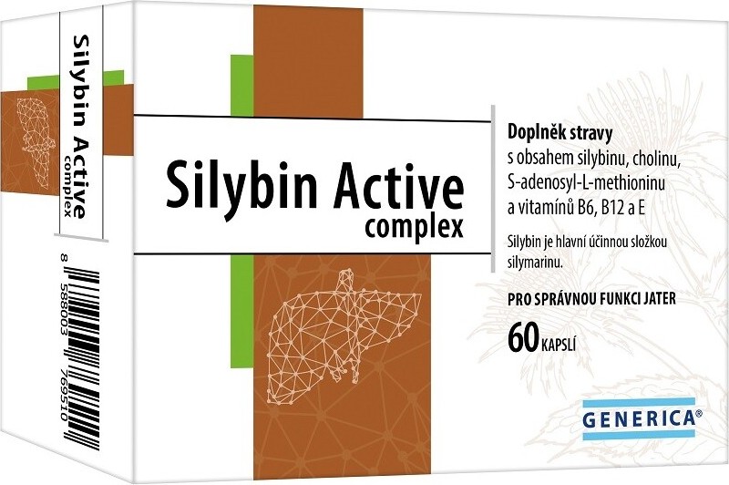 Generica Silybin Active complex 60 kapslí