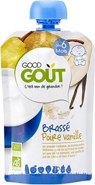 Good Gout Jogurt vanilkový s hruškou BIO 90g 6M
