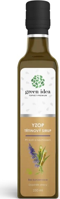 Green idea Yzop sirup třtinový 250ml
