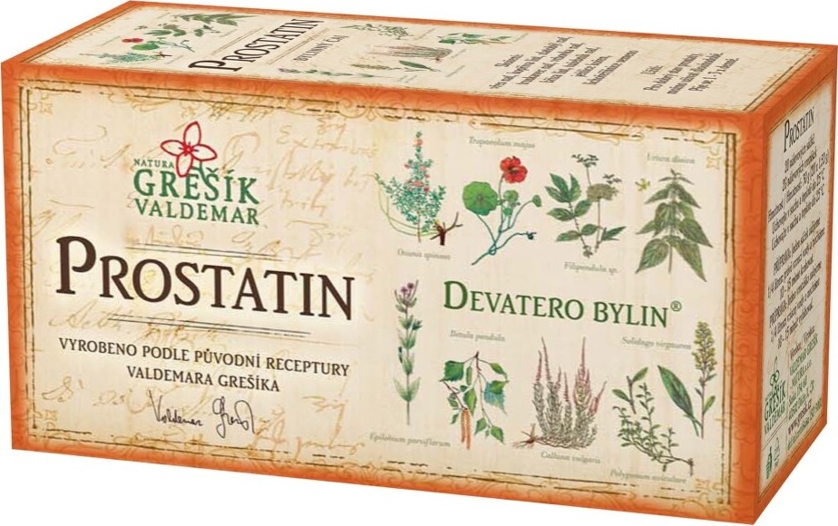 Grešík Devatero bylin Prostatin čaj n.s.20x1.5g