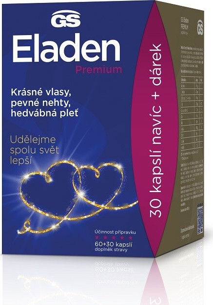 GS Eladen Premium 60+30 kapslí dárek 2022 - balení 2 ks