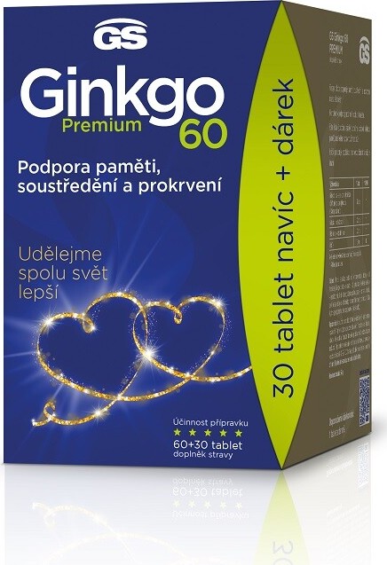 GS Ginkgo 60 Premium 60+30 tablet