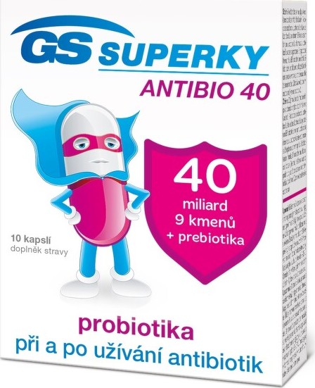 GS Superky Antibio 40 cps.10 ČR/SK