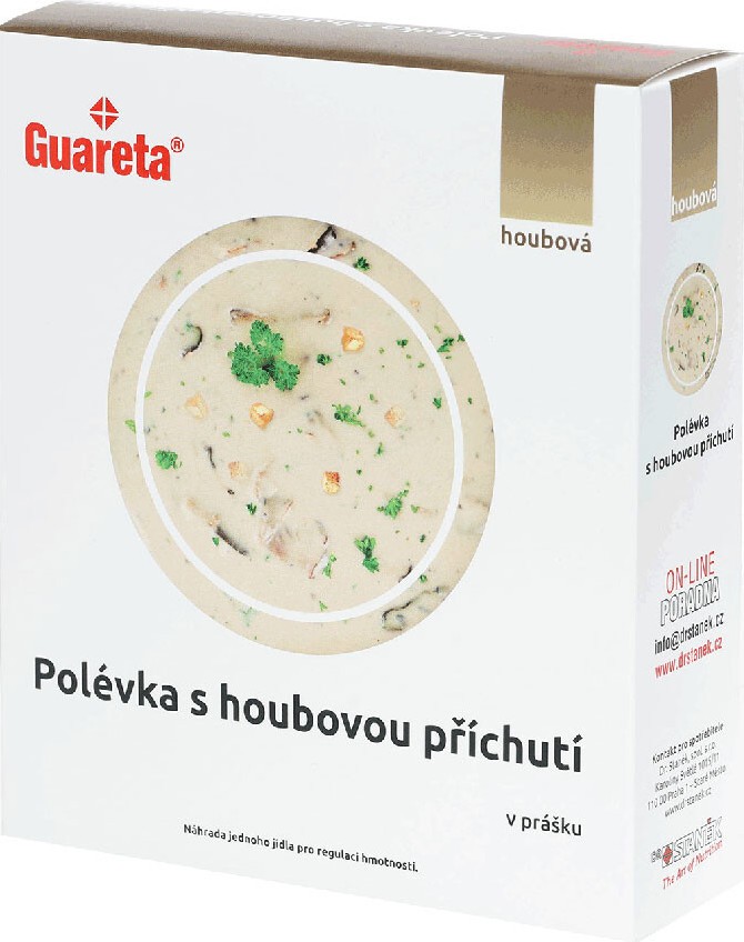 Guareta Polévka s houbovou příchutí v prášku 3x56g