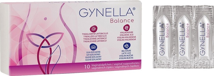 GYNELLA Balance 10 vaginálních čípků