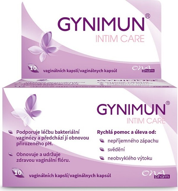 GYNIMUN intim care vaginální kapsle 10ks