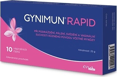 Gynimun Rapid 10 vaginálních čípků