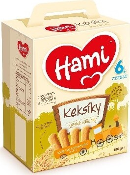 Hami Keksíky dětské sušenky 180g 6M