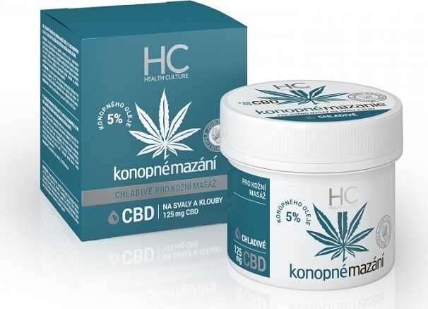 Konopné mazání chladivé s CBD 125ml