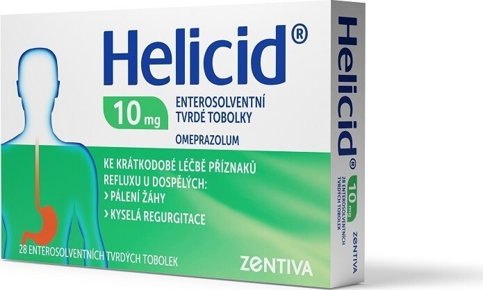 HELICID 10MG enterosolventní tvrdé tobolky 28 I