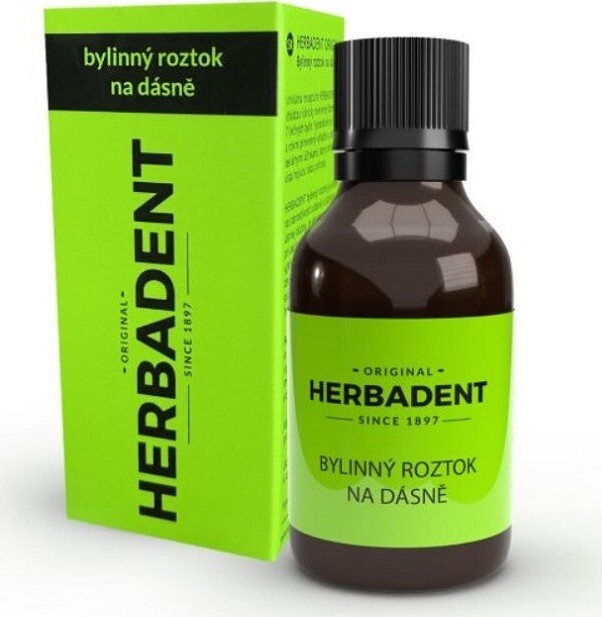 HERBADENT bylinný roztok na dásně 25ml