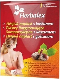 Herbalex hřejivá náplast s kaštanem 1ks