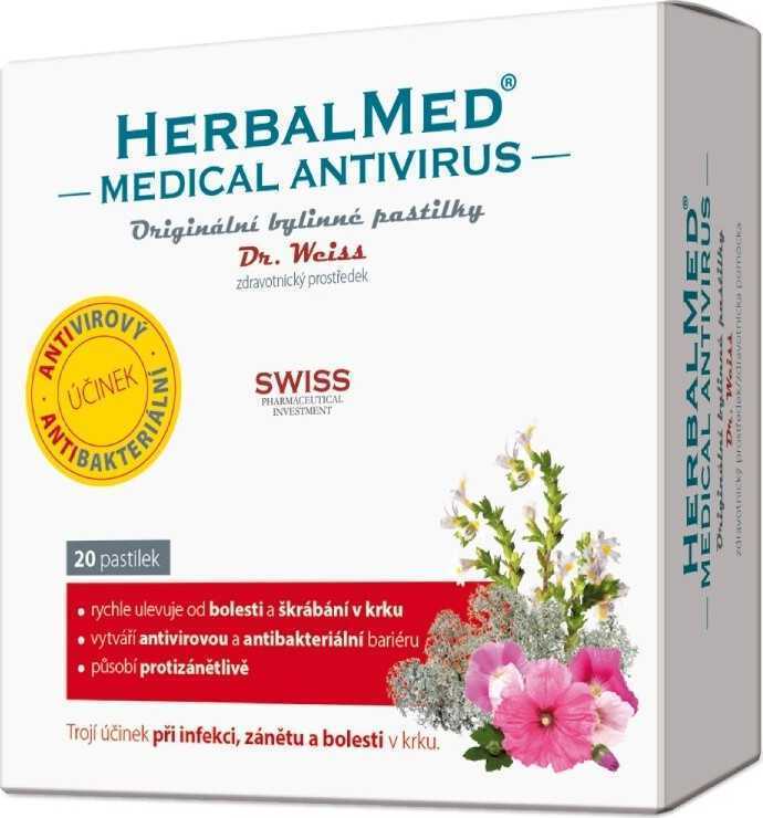 HERBALMED Medical Antivirus Dr. Weiss 20 pastilek