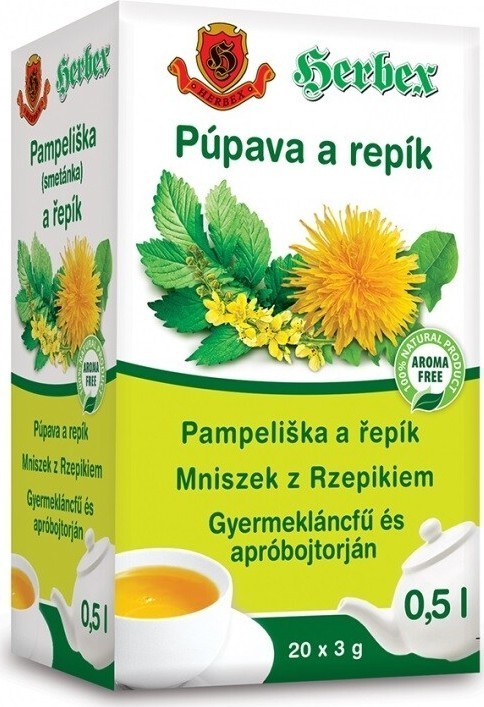 HERBEX Pampeliška a řepík n.s.20x3g