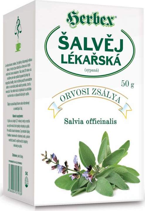 HERBEX Šalvěj lékařská čaj sypaný 50g