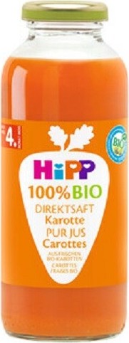 HiPP 100% JUICE BIO Karotková šťáva 330ml