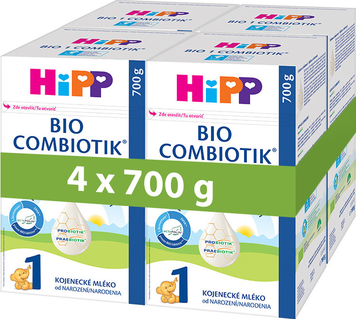 HiPP MLÉKO 1 BIO Combiotik 4x700g